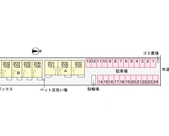駐車場配置図 駐車場配置図