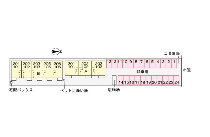 駐車場配置図 駐車場配置図