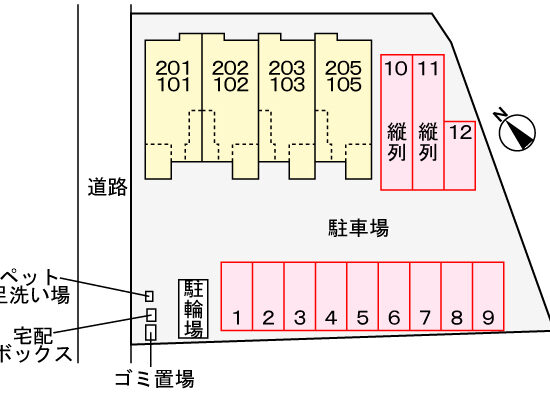 駐車場配置図