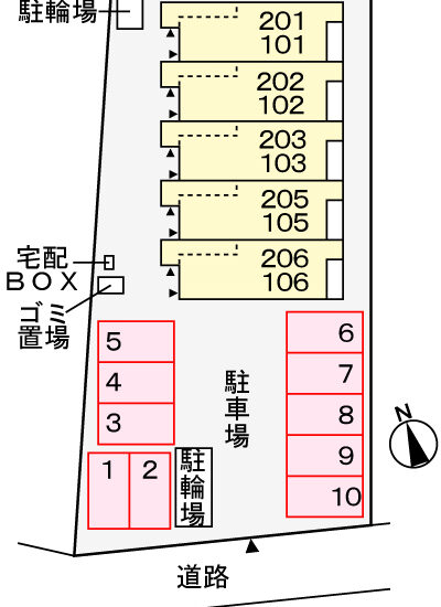 駐車場配置図