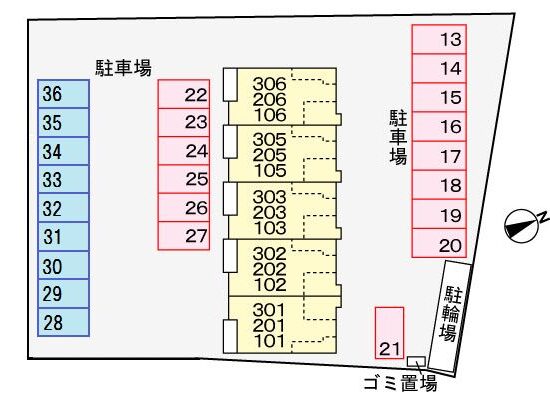 駐車場配置図