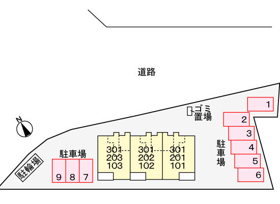 駐車場配置図