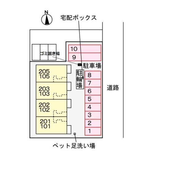 駐車場配置図