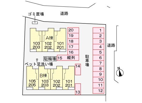 駐車場配置図