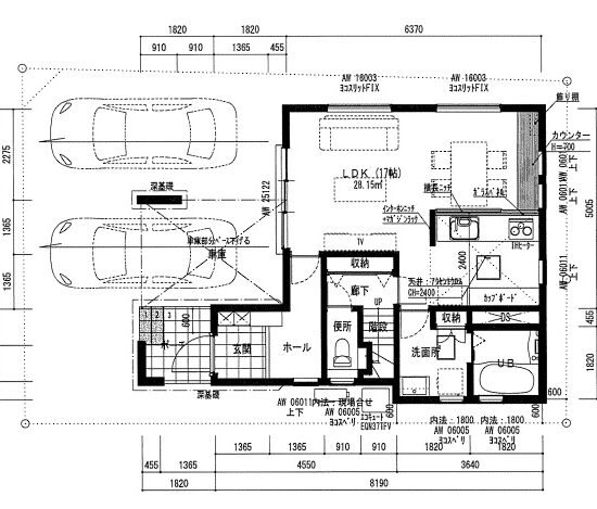 1F (間取)